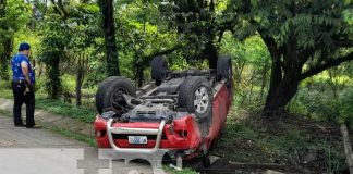 Accidente de tránsito con camioneta en Matiguás