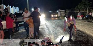 Motociclista termina con uno de sus pies cercenado en accidente de tránsito en Jalapa
