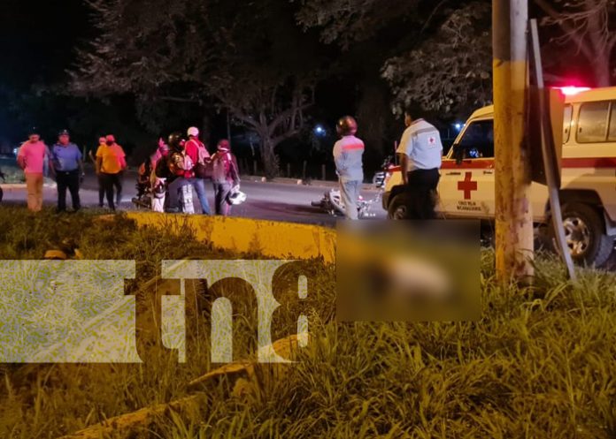 Accidente de tránsito deja dos muertos en la Garita Norte, Managua, Nicaragua