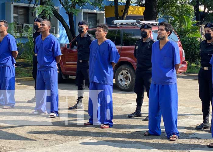 En Estelí y Chinandega la Policía Nacional capturó a varios delincuentes