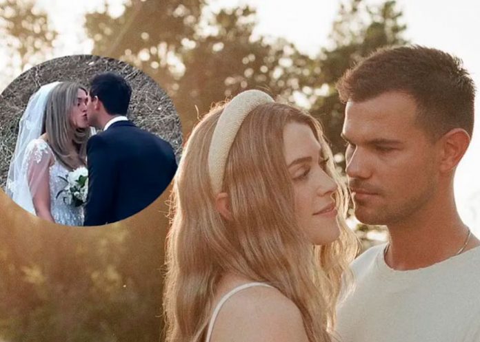Taylor Lautner, el lobo de 'Crepúsculo' da el “si” en matrimonio