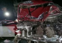 Violento choque dejó 2 lesionados Carretera Acoyapa-San Carlos
