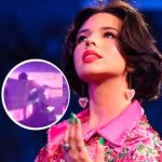 “Cómo me duele”: Ángela Aguilar se cae en pleno show en Monterrey