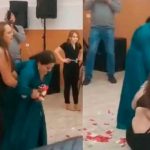 "Andan en llamaradas" Mujeres se pelean por el ramo de la novia