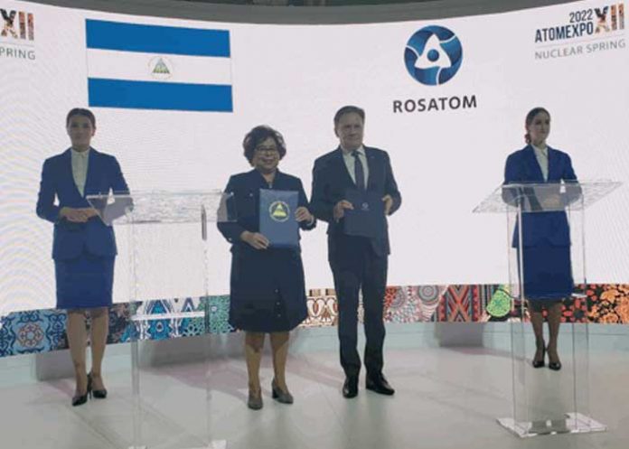 Rusia y Nicaragua firman hoja de ruta para energía atómica con fines pacíficos