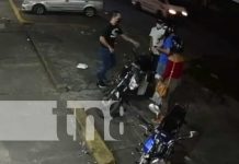 Asalto a mano armada en presencia de una niña en Managua