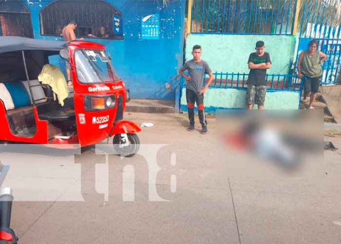 Caponero atropelló a repartidor de pan en el barrio 31 de diciembre, Managua