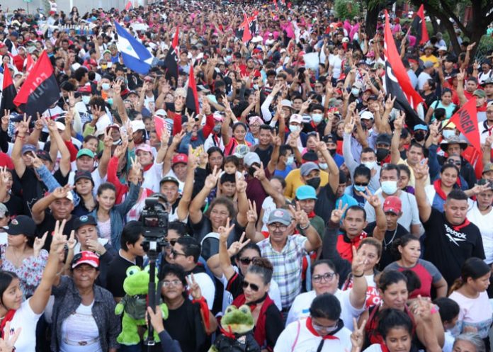 Caminatas de victorias electorales congregan a miles de ciudadanos en Managua