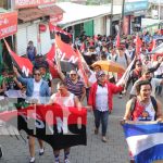 Realizan marcha en Siuna en agradecimiento a la victoria electoral