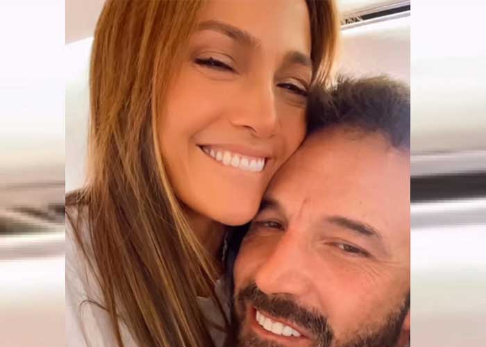 Jennifer Lopez y Ben Affleck se muestran enamorados en TikTok