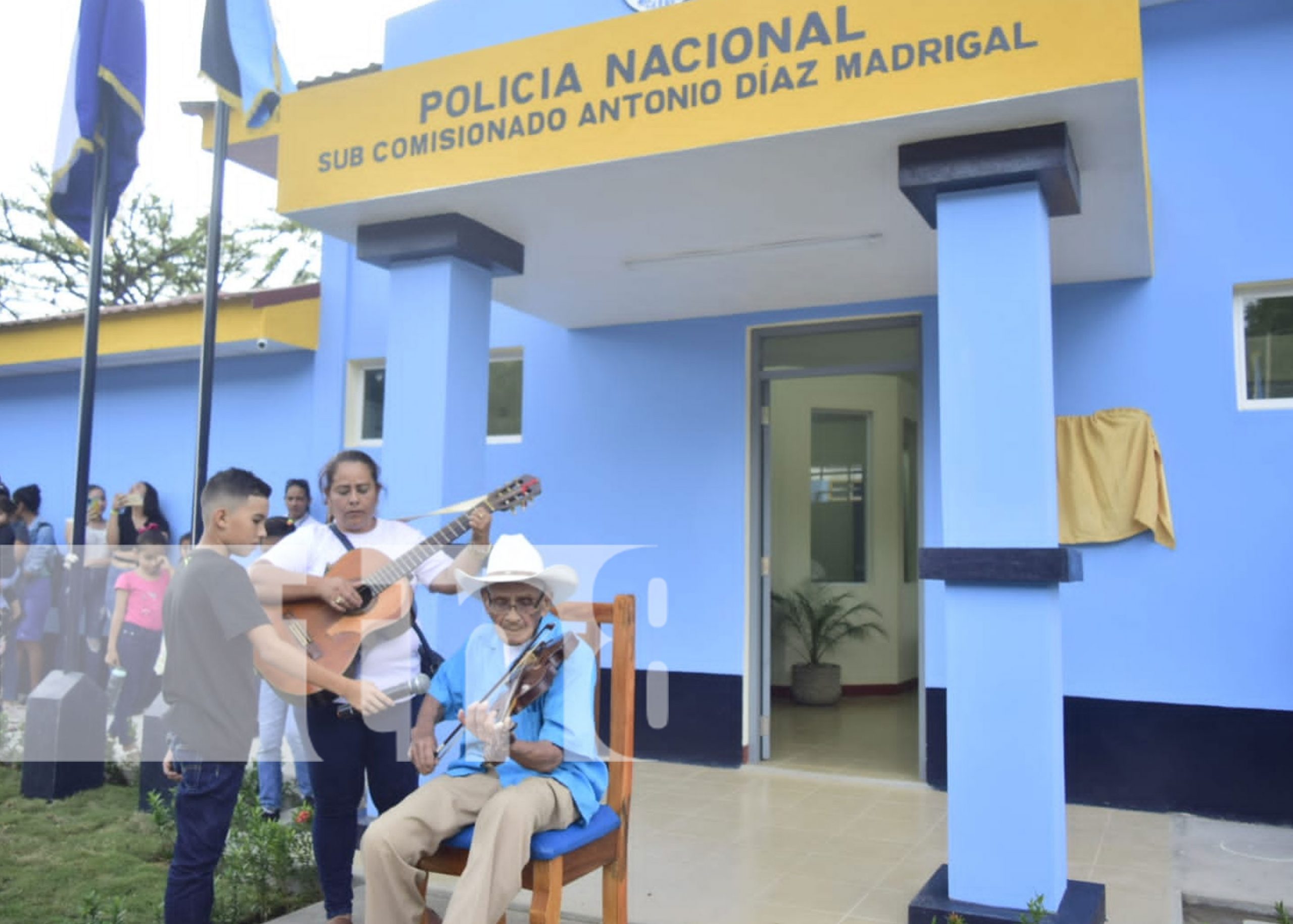 Foto: Nueva estación de Policía en la comunidad La Aceituna, municipio de El Sauce / TN8