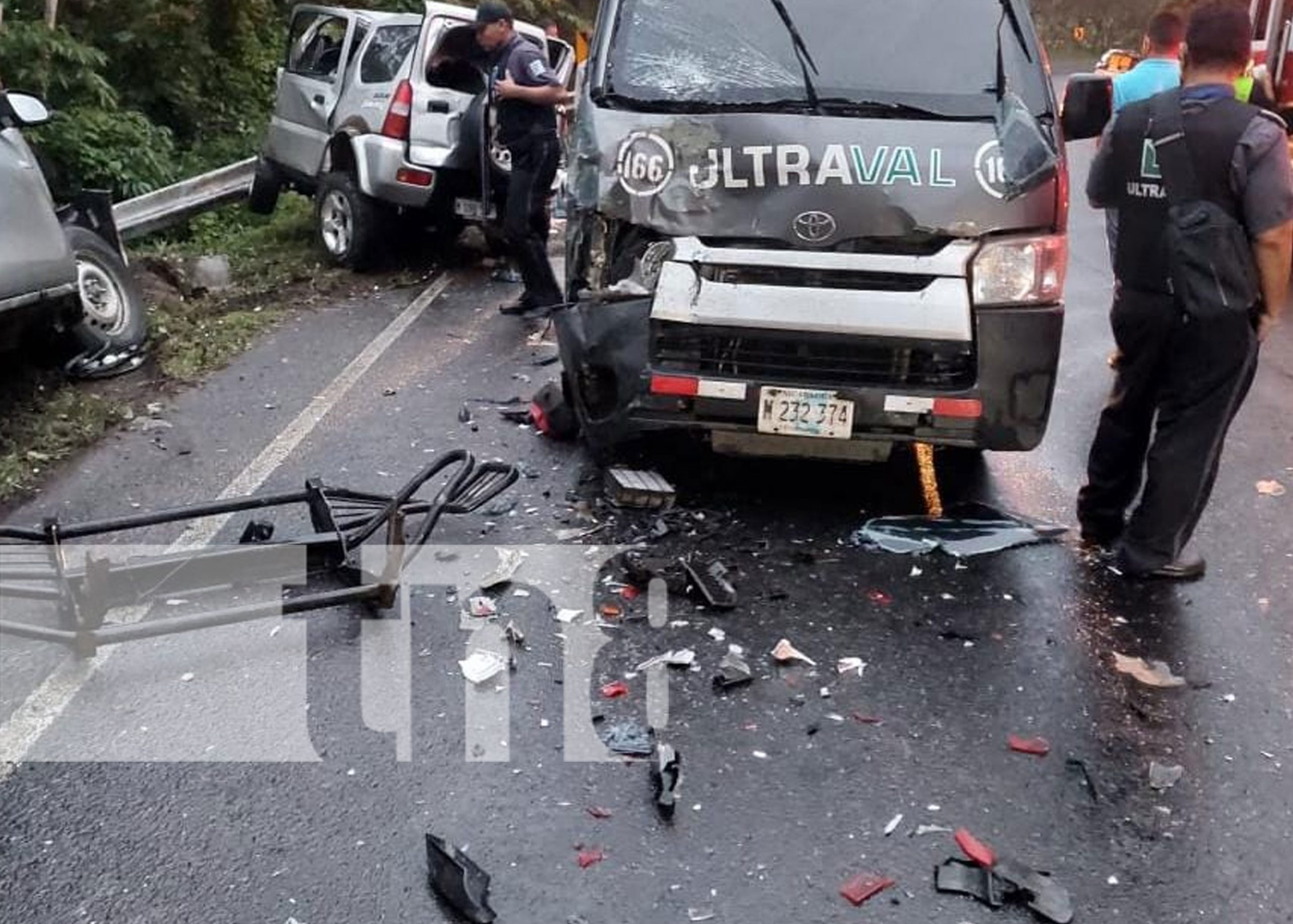Foto: Lamentable triple colisión dejó dos fallecidos en Villa Sandino, Chontales / TN8