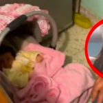 Mujer olvida a su bebé en la casa de sus familiares