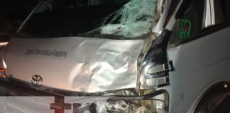 Motorizado fallece tras impactar con un microbús en Chinandega
