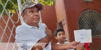 Jornada de vacunación voluntaria en barrio Bertha Calderón en Managua