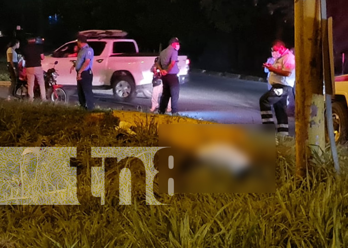 Accidente de tránsito deja dos muertos en la Garita Norte, Managua