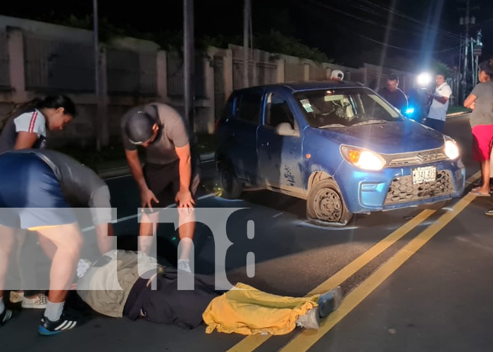 Por girar en U provocó accidente y dejó un motociclista lesionado en la Carretera Sur