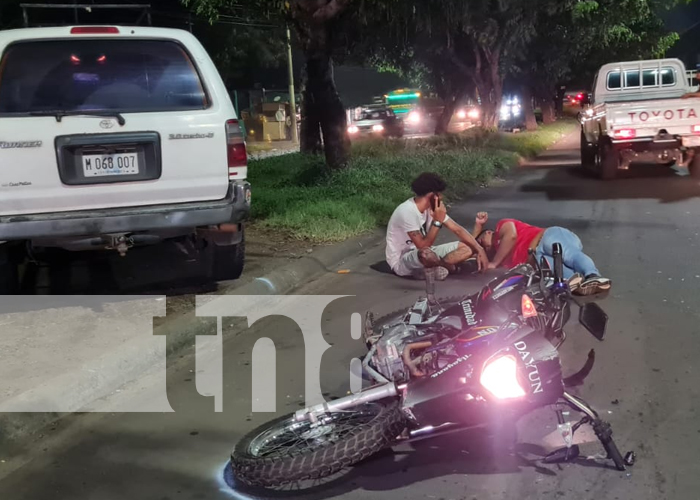 Invasión de carril provoca un sangriento accidente de tránsito en Managua