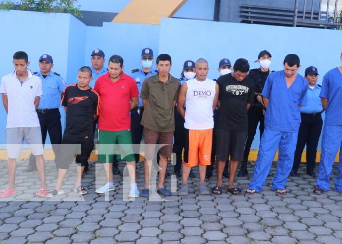 Policía Nacional de Jinotega y el Triángulo Minero detiene a delincuentes