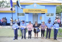 Foto: Nueva estación de Policía en la comunidad La Aceituna, municipio de El Sauce / TN8