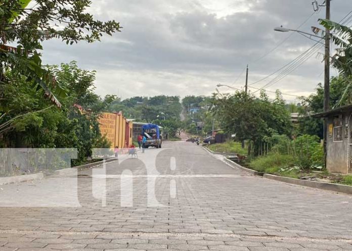 Familias de Chontales inauguraron nuevas calles para el pueblo
