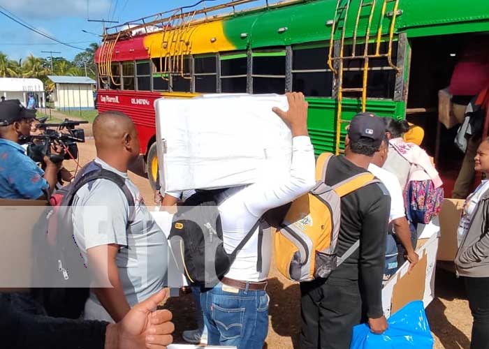 Inicia distribución de materiales electorales en el municipio de Puerto Cabezas, Bilwi