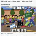 Lluvia de memes tras el fiasco de Argentina ante Arabia