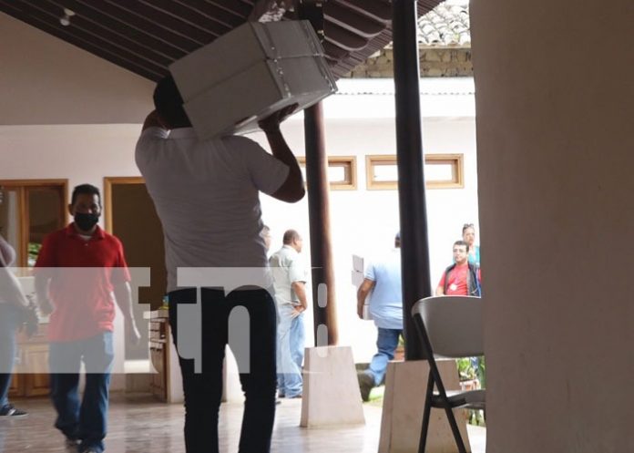 Material electoral listo en Nandaime para elecciones de este 6 de noviembre