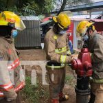 Inspección de hidrantes para prevenir incendios en mercado de Managua