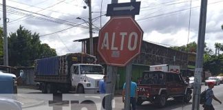 Accidente en el "Alto de la Muerte" en Managua