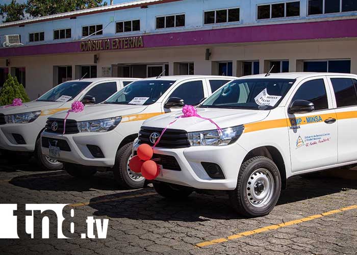 Nuevas camionetas para clínicas médicas previsionales en Nicaragua
