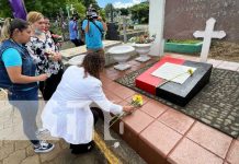 Cementerio Periférico recibe la visita de las familias en Managua