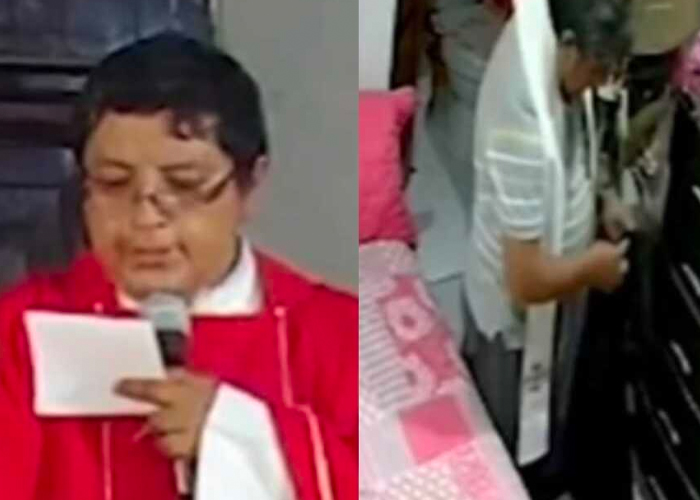 Sacerdote va a bendecir casa y lo graban haciendo cochinadas en Perú