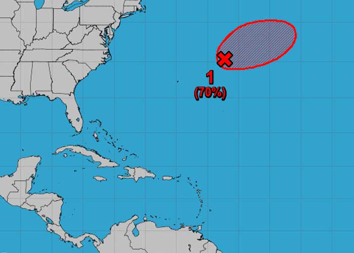 En Atlántico norte se formó la tormenta Martin ¡sin amenazar a tierra!