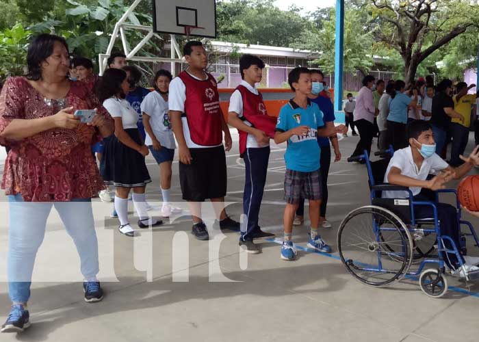 Actividades deportivas con personas con discapacidad en Nicaragua
