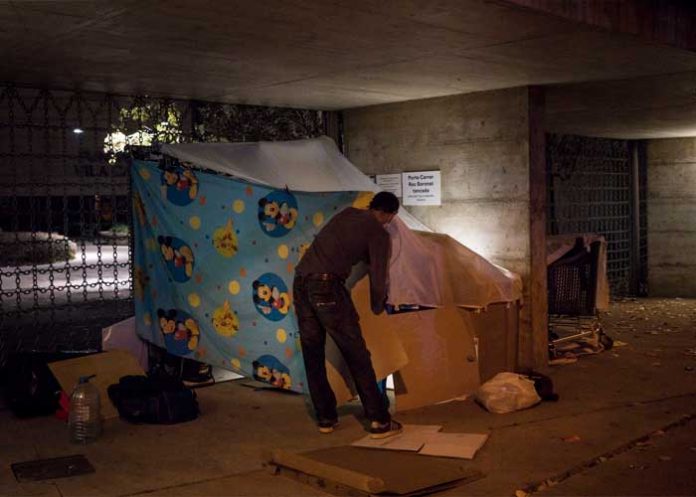 ¡Alarmante! Aumenta un 25 % el número de personas sin hogar en España