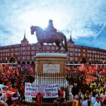 Más de 45 mil trabajadores salen a las calles de España para exigir aumento salarial