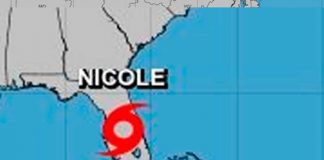 Huracán Nicole se degrada a tormenta tropical tras azotar Florida