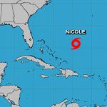 Se formó tormenta subtropical Nicole y amenaza con impactar Florida