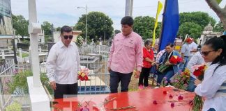 Funcionarios de Nicaragua visitan cementerios para honrar a héroes y mártires