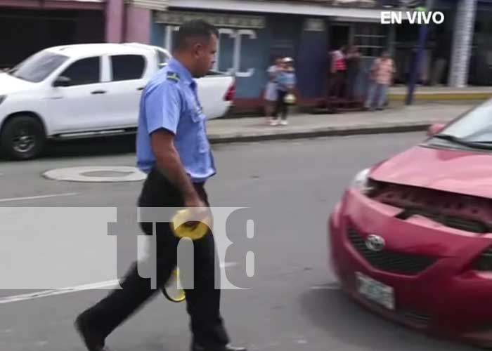 Mortal accidente de tránsito en el sector del Roberto Huembes, Managua