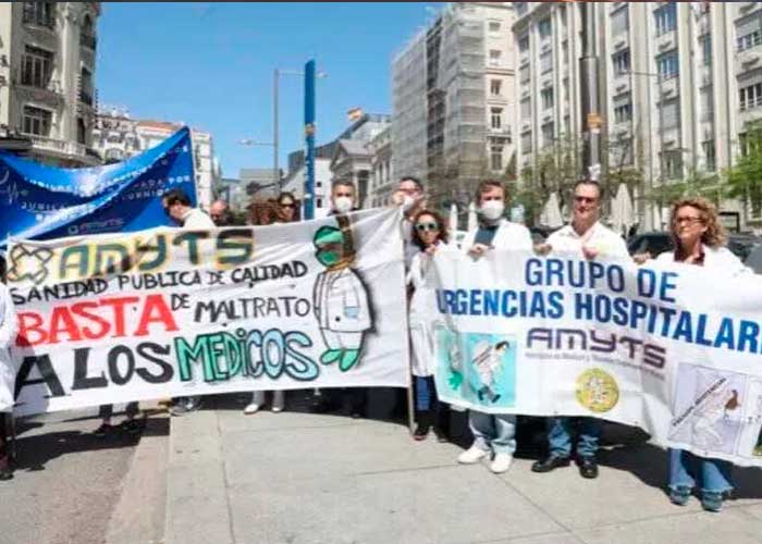 Huelga indefinida de médicos en Madrid por una sanidad digna y de calidad 
