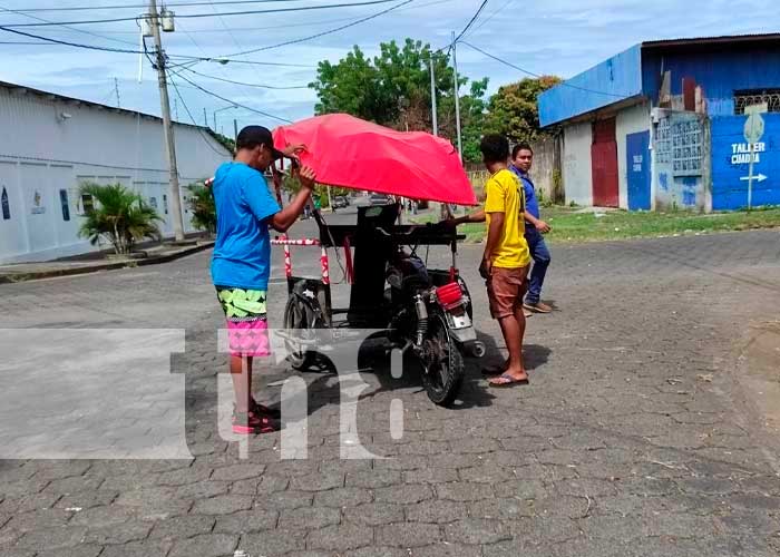 Caponero con serias lesiones tras "tirarse" una señal de Alto en Managua