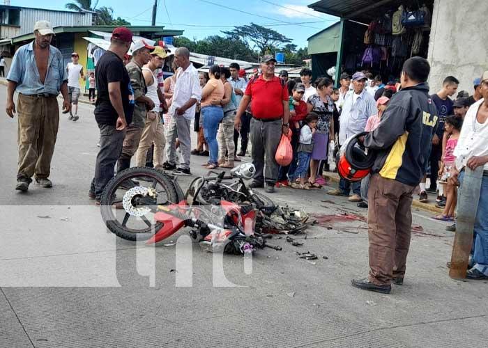 Foto: Accidente mortal en el mercado de Matiguás / TN8