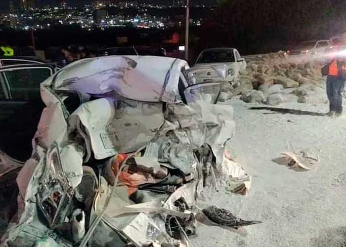 Falla mecánica en un tractor ocasionó un choque múltiple en Querétaro