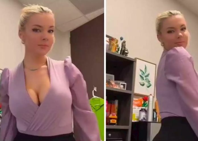 La regresan del trabajo a su casa por usar ropa sexy
