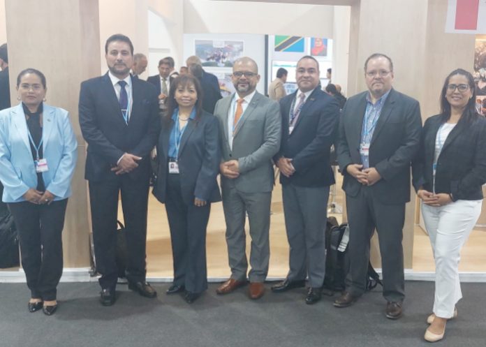 Delegación de Nicaragua junto a los Secretarios de SICA, CCAD y CAC