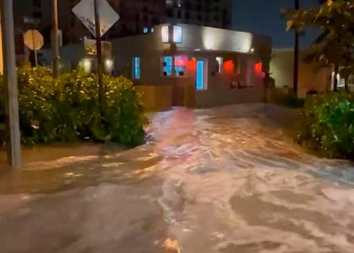 Tormenta Nicole van a seguir castigando Florida con aguaceros e inundaciones 
