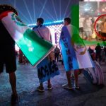 Hinchas mexicanos y argentinos se revientan "la trompa" en Qatar (Video)