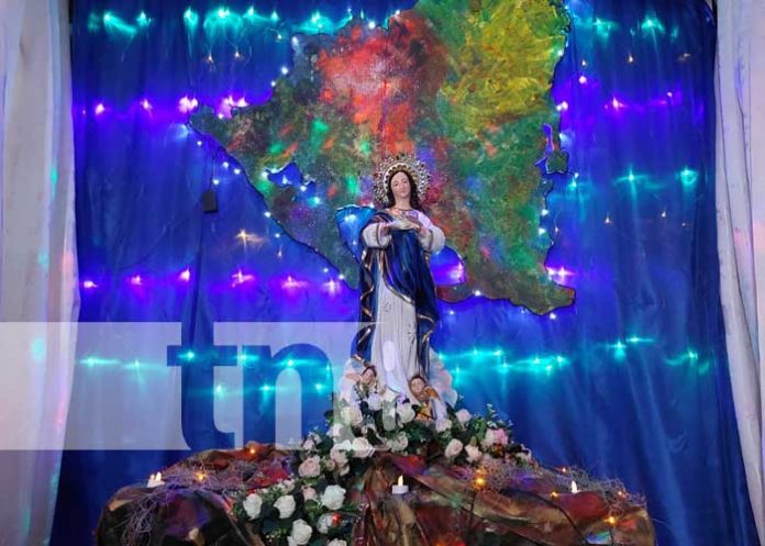 Foto: Inauguración de altares en honor a la Virgen de Somoto / TN8